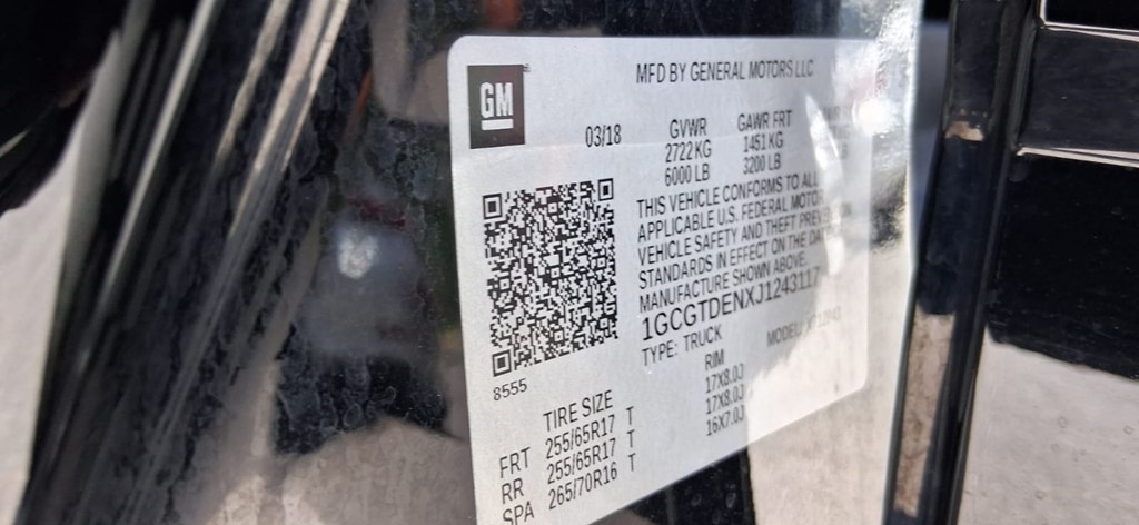 Chevrolet Colorado Z71 Crew Cab 4WD Long Box 2018