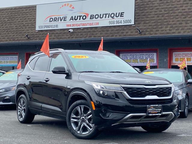 Black 2021 Kia Seltos S AWD SUV / Crossover All-Wheel Drive Continuously Variable Transmission