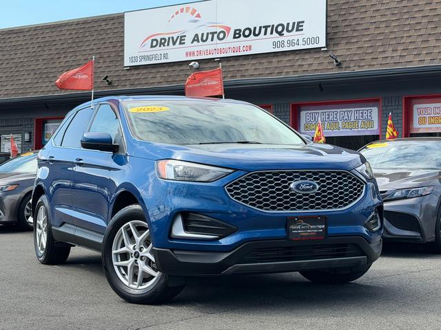 Blue 2023 Ford Edge SEL AWD SUV / Crossover All-Wheel Drive Automatic