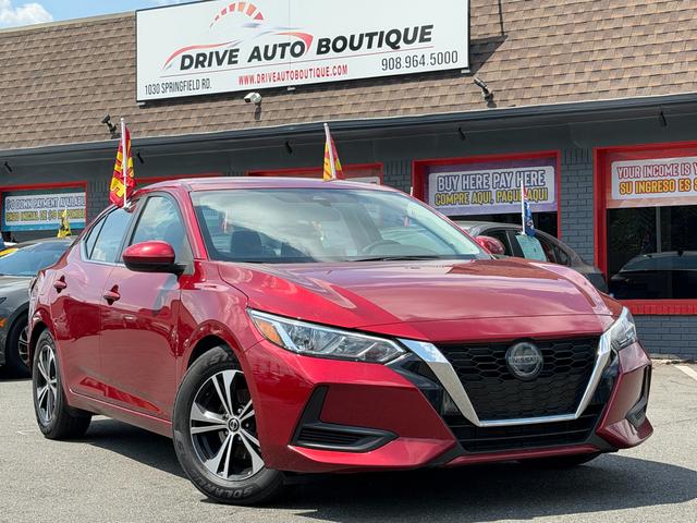 Red 2023 Nissan Sentra Sedan Front-Wheel Drive Automatic