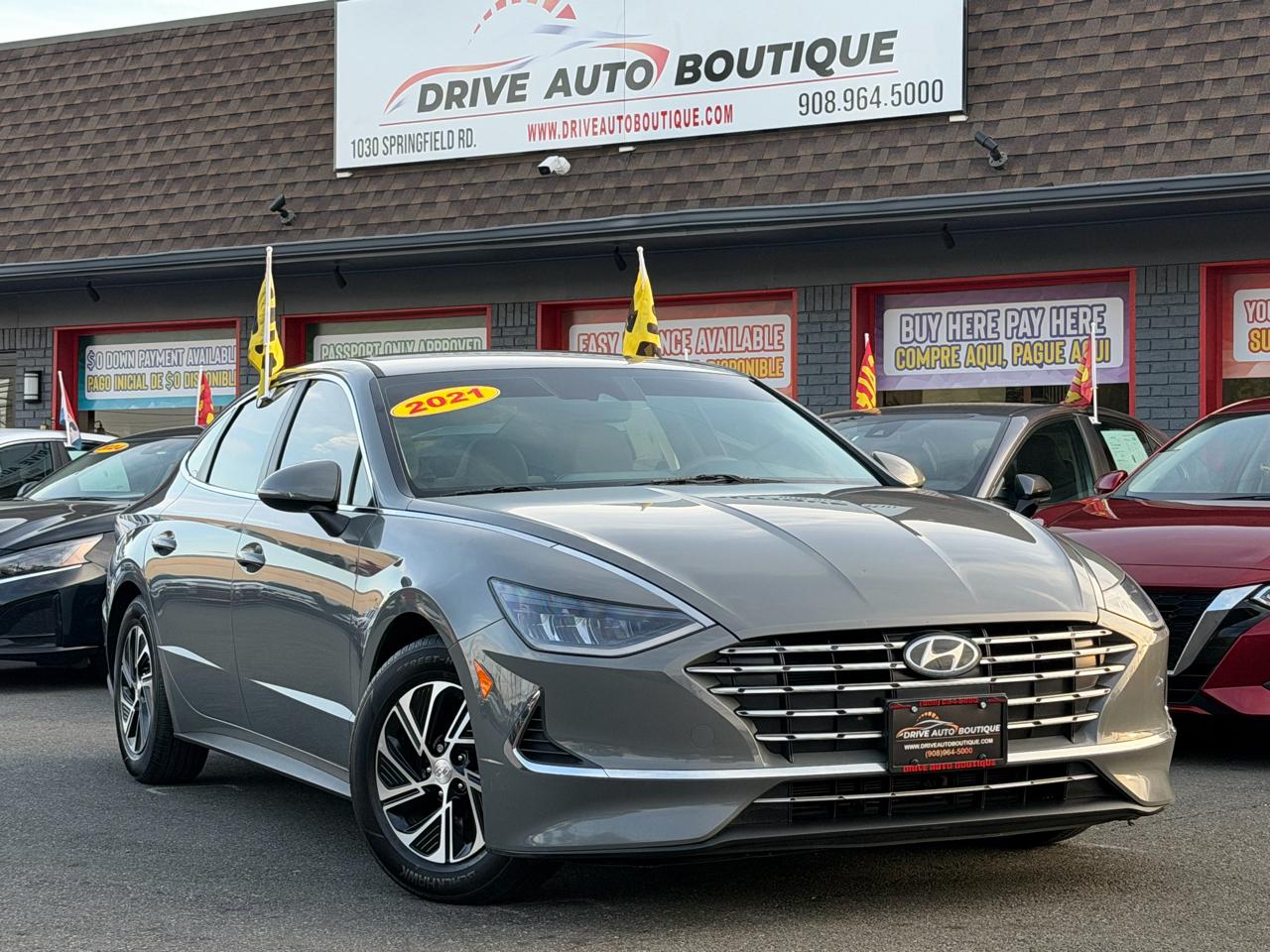 2021 Hyundai Sonata Hybrid Blue