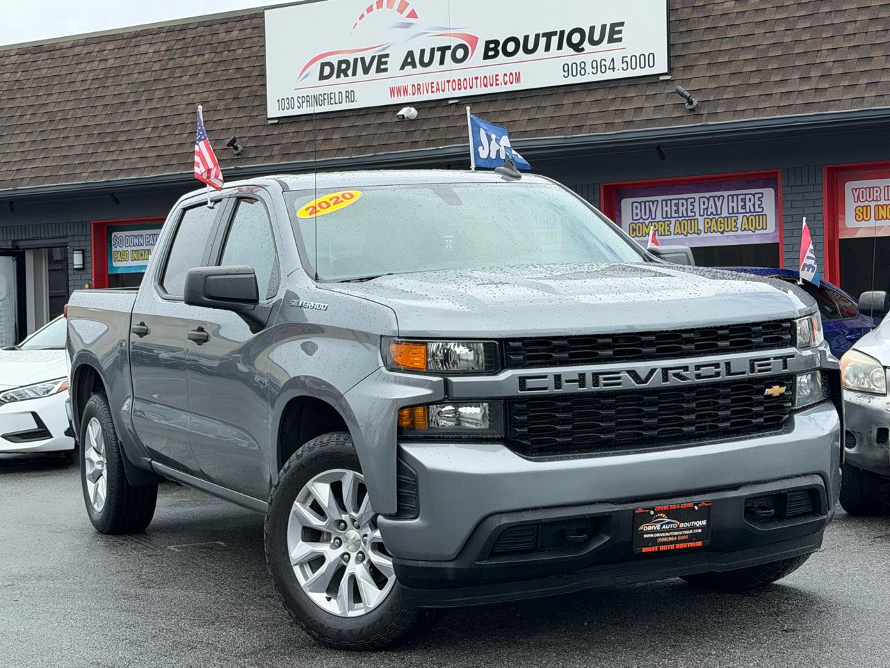 2020 Chevrolet Silverado 1500 Custom Crew Cab Short Box 2WD