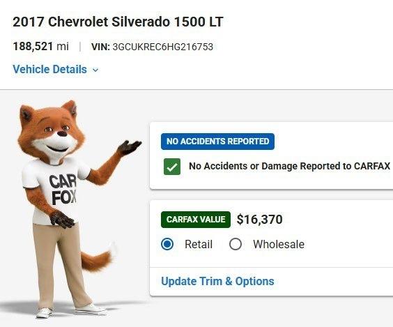 Chevrolet Silverado 1500  2017