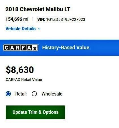 Chevrolet Malibu  2018