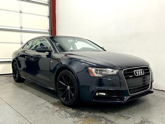Blue 2015 Audi A5 Coupe All-Wheel Drive Automatic