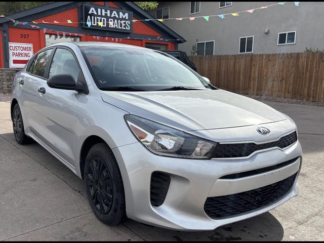 Gray 2018 Kia Rio S Sedan Front-Wheel Drive Automatic