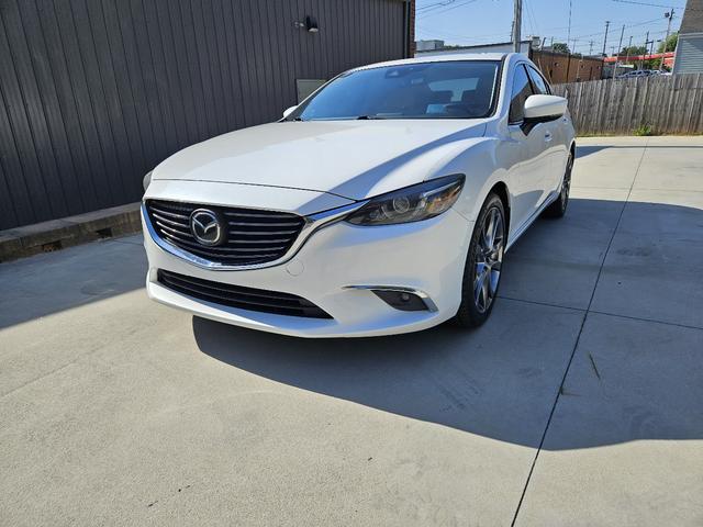 Pearl White 2017 Mazda MAZDA6 Grand Touring Sedan FWD Sedan Front-Wheel Drive Automatic