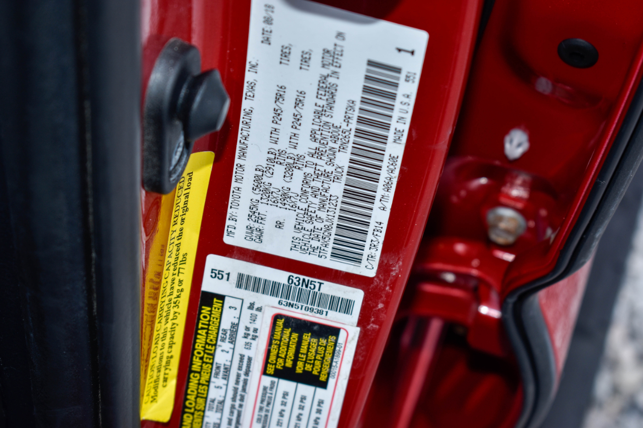 Toyota Tacoma SR5 Double Cab I4 2WD 2018