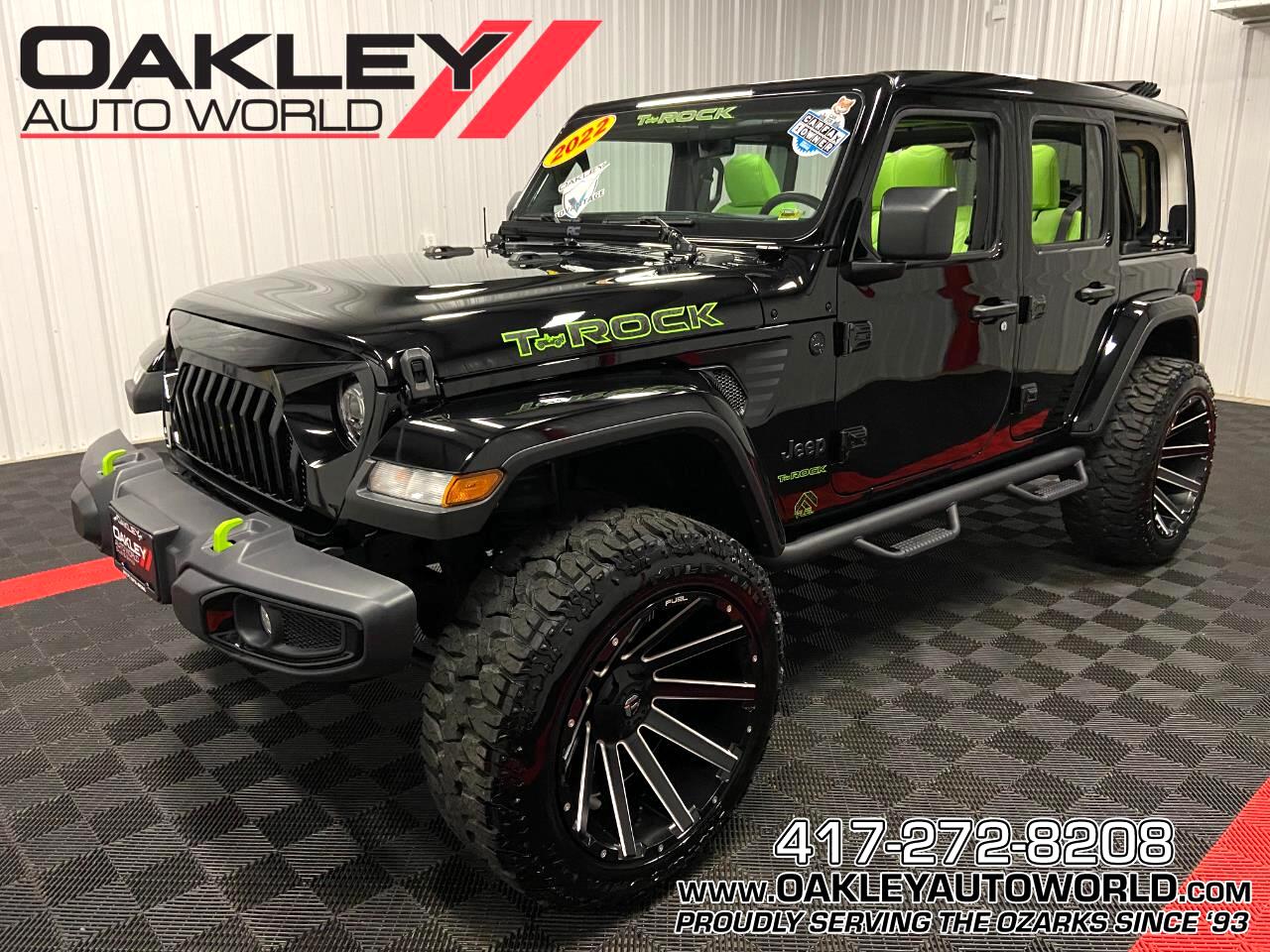 Used 2022 Jeep Wrangler T-ROCK 1 Touch Sky Power Top Unlimited Lifted 4x4 for  Sale in Branson West MO 65737 Oakley Auto World
