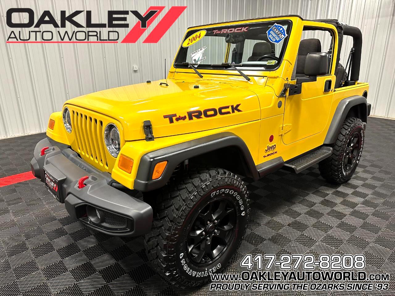 Used 2004 Jeep Wrangler T-ROCK Lifted 4x4 for Sale in Branson West MO 65737  Oakley Auto World