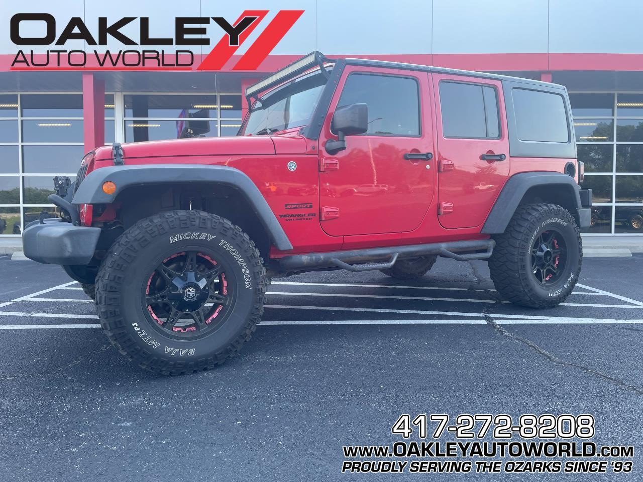 Used 2016 Jeep Wrangler Unlimited T ROCK 4WD For Sale In Branson West used-2016-jeep-wrangler-unlimited-t-rock-4wd-for-sale-in-branson-west