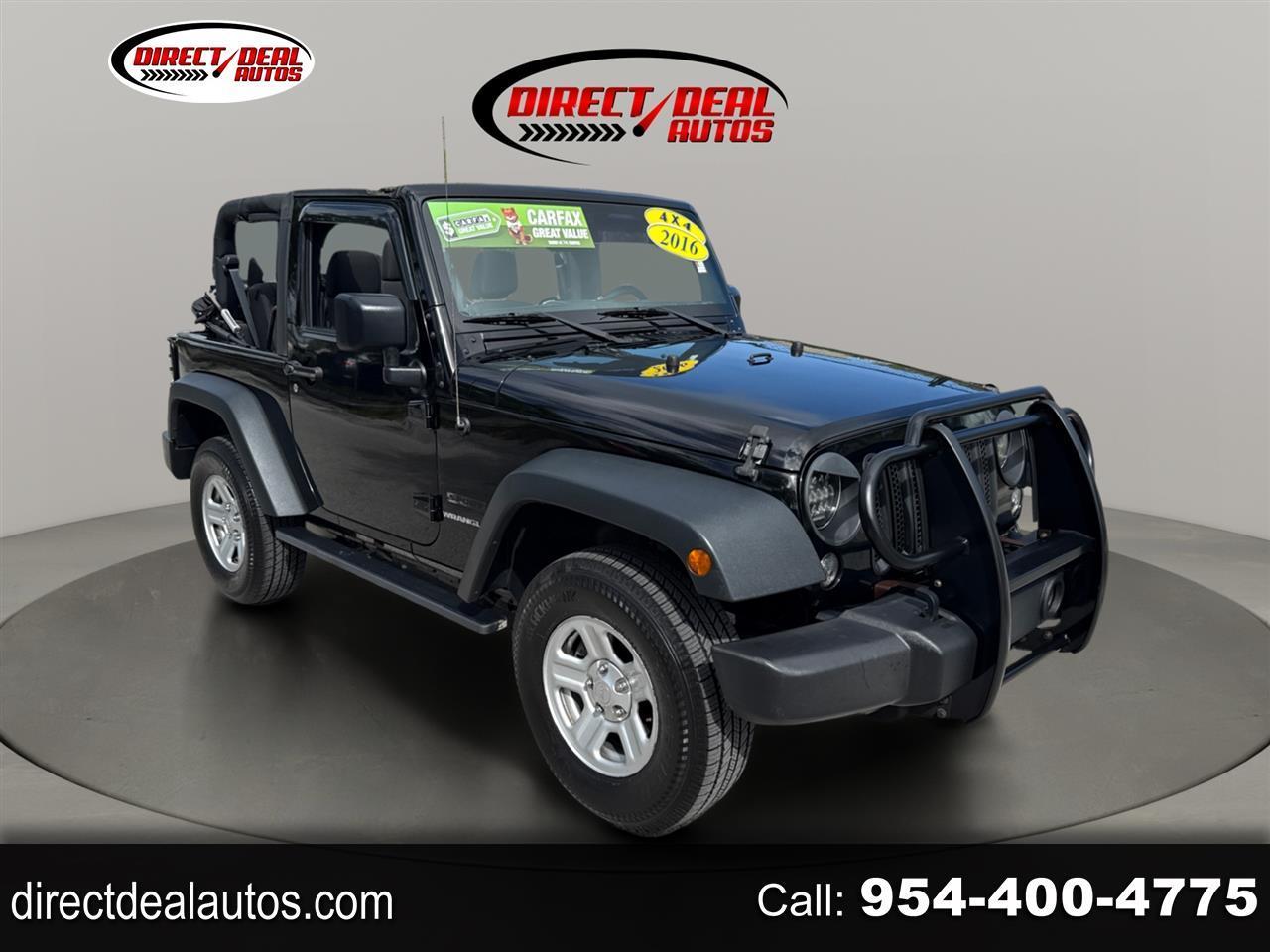 2016 Jeep Wrangler Sport 4WD