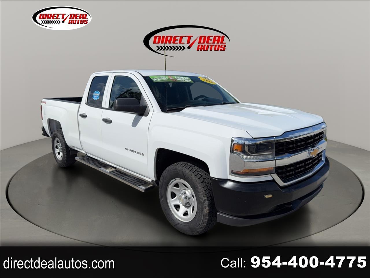 2018 Chevrolet Silverado 1500 Work Truck Double Cab 4WD