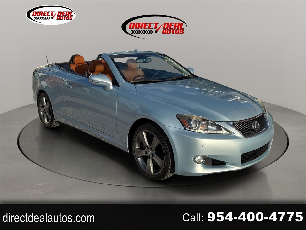 2012 Lexus IS C 250 Manual