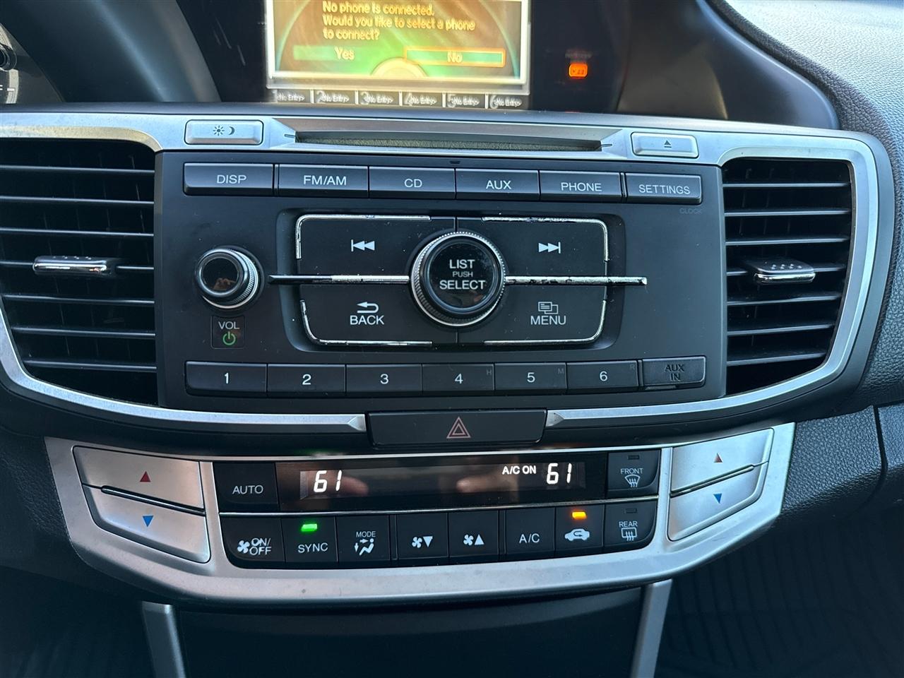 Honda Accord LX Sedan CVT 2015