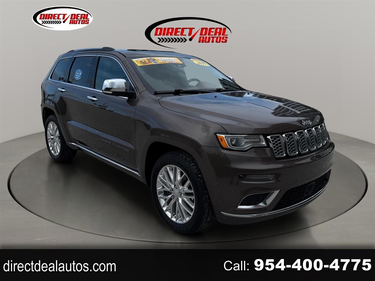 2017 Jeep Grand Cherokee Summit 2WD