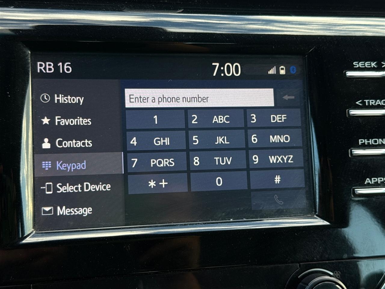Toyota Camry SE 2018
