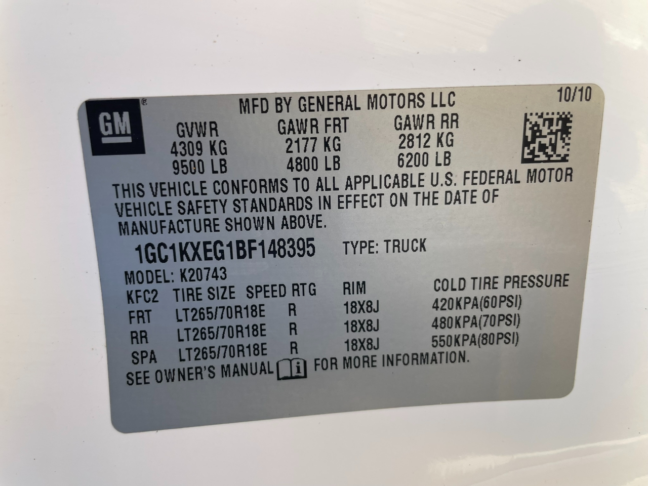 Chevrolet Silverado 2500HD LT Crew Cab 4WD 2011