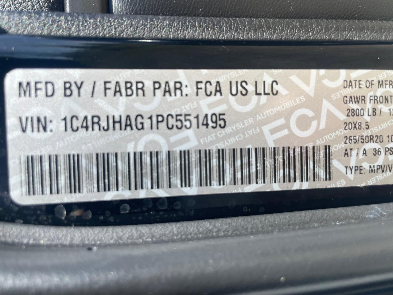 Jeep Grand Cherokee Laredo 4WD 2023