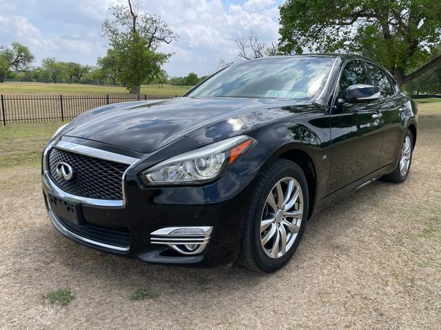 Black 2015 INFINITI Q70 3.7 RWD Sedan Rear-Wheel Drive 7-Speed Automatic