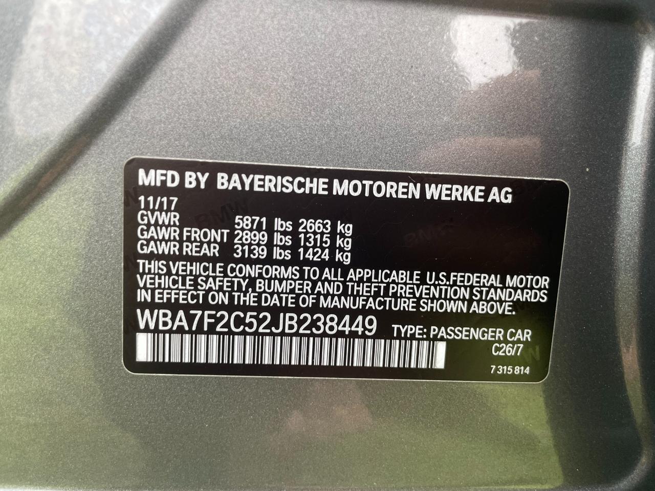 BMW 7-Series 750i xDrive 2018