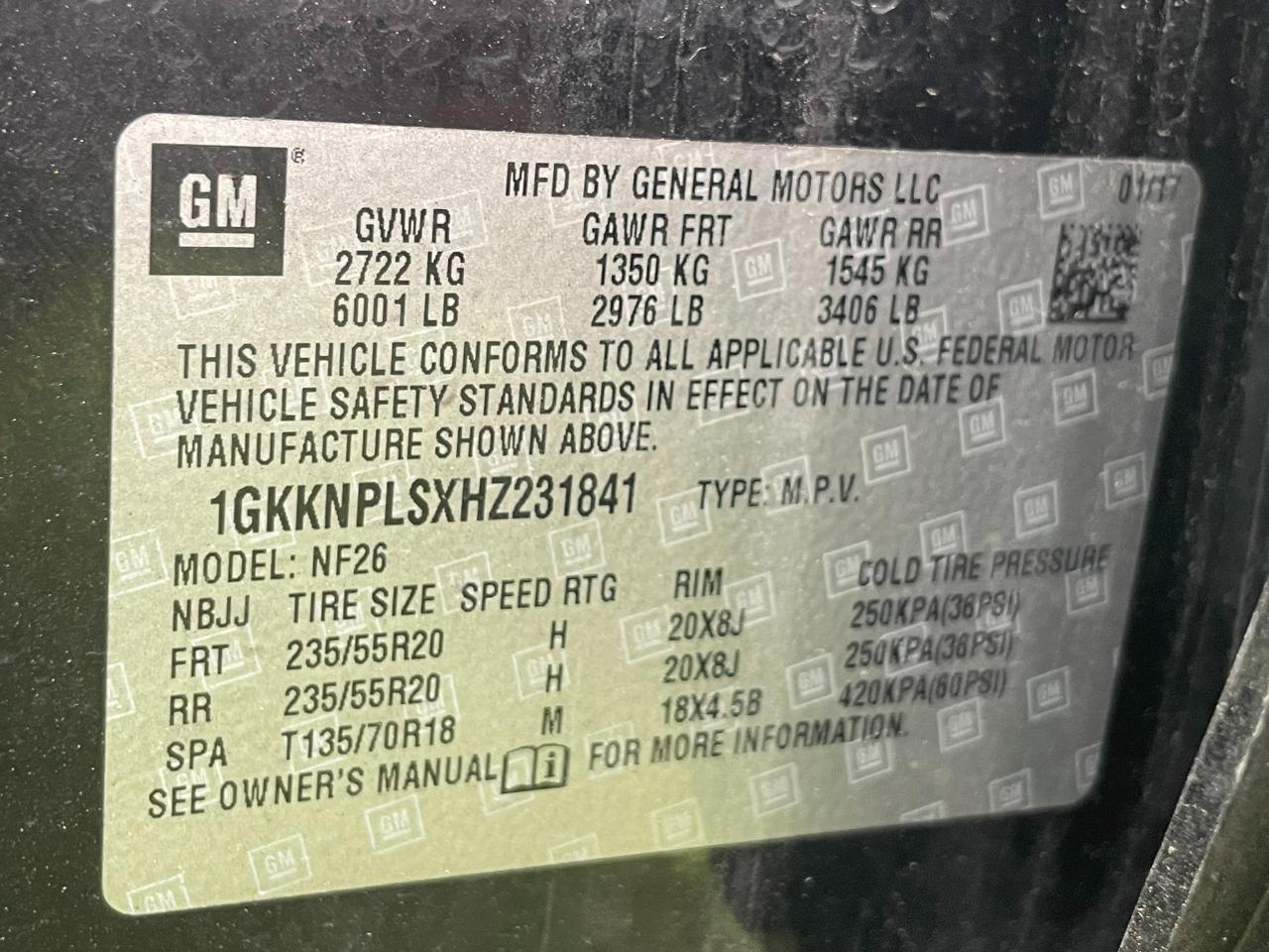 GMC Acadia Denali 2017