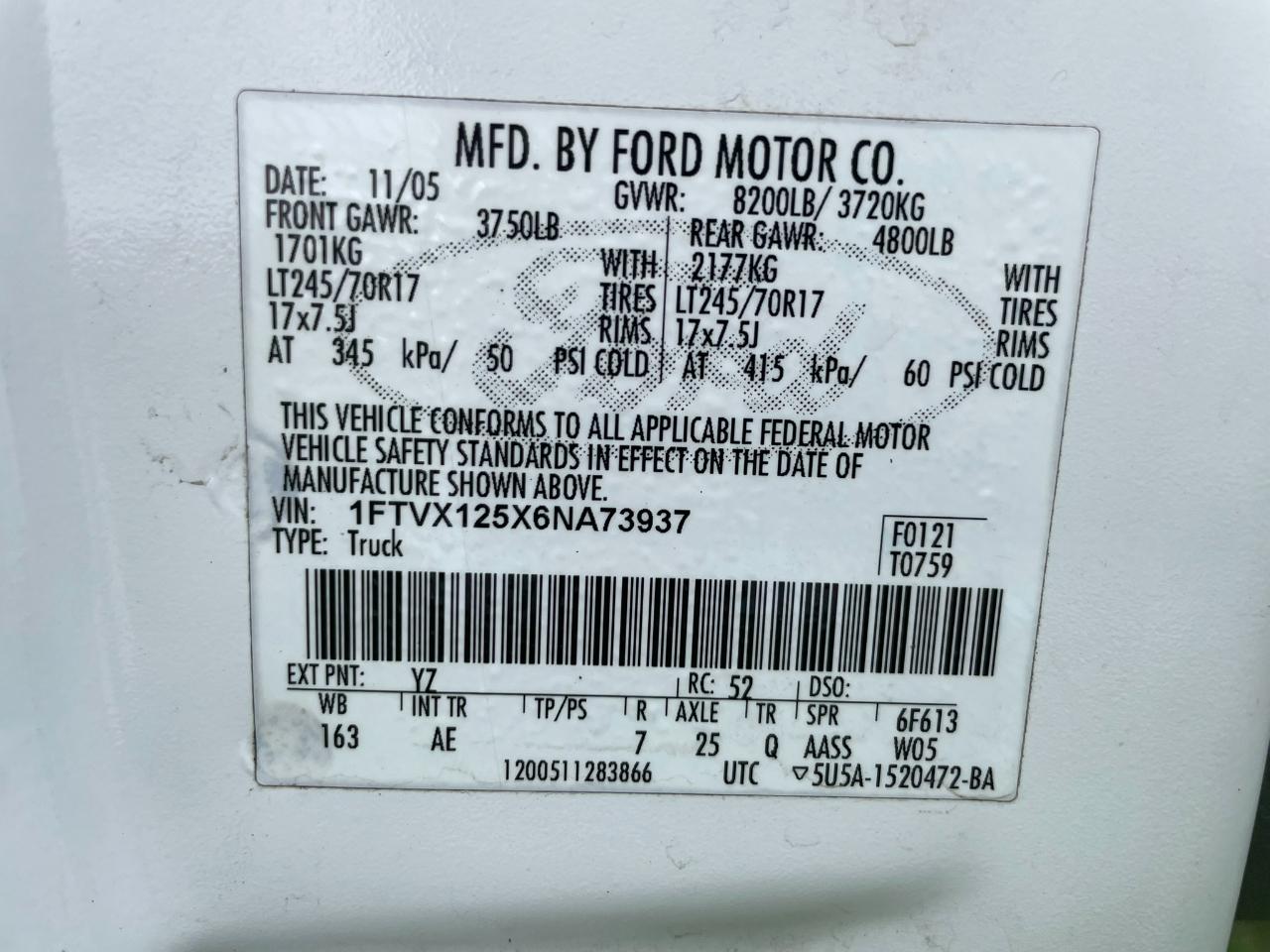 Ford F-150 Lariat SuperCab 2WD 2006