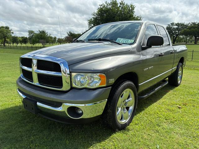 Gray 2005 Dodge RAM 1500 Laramie Quad Cab RWD Pickup Truck Rear-Wheel Drive Automatic