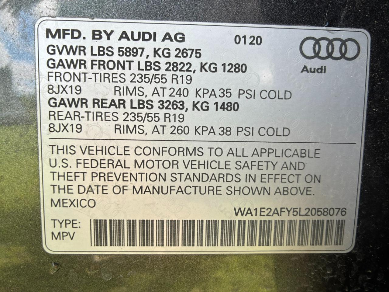 Audi Q5 e Premium Plus 2020