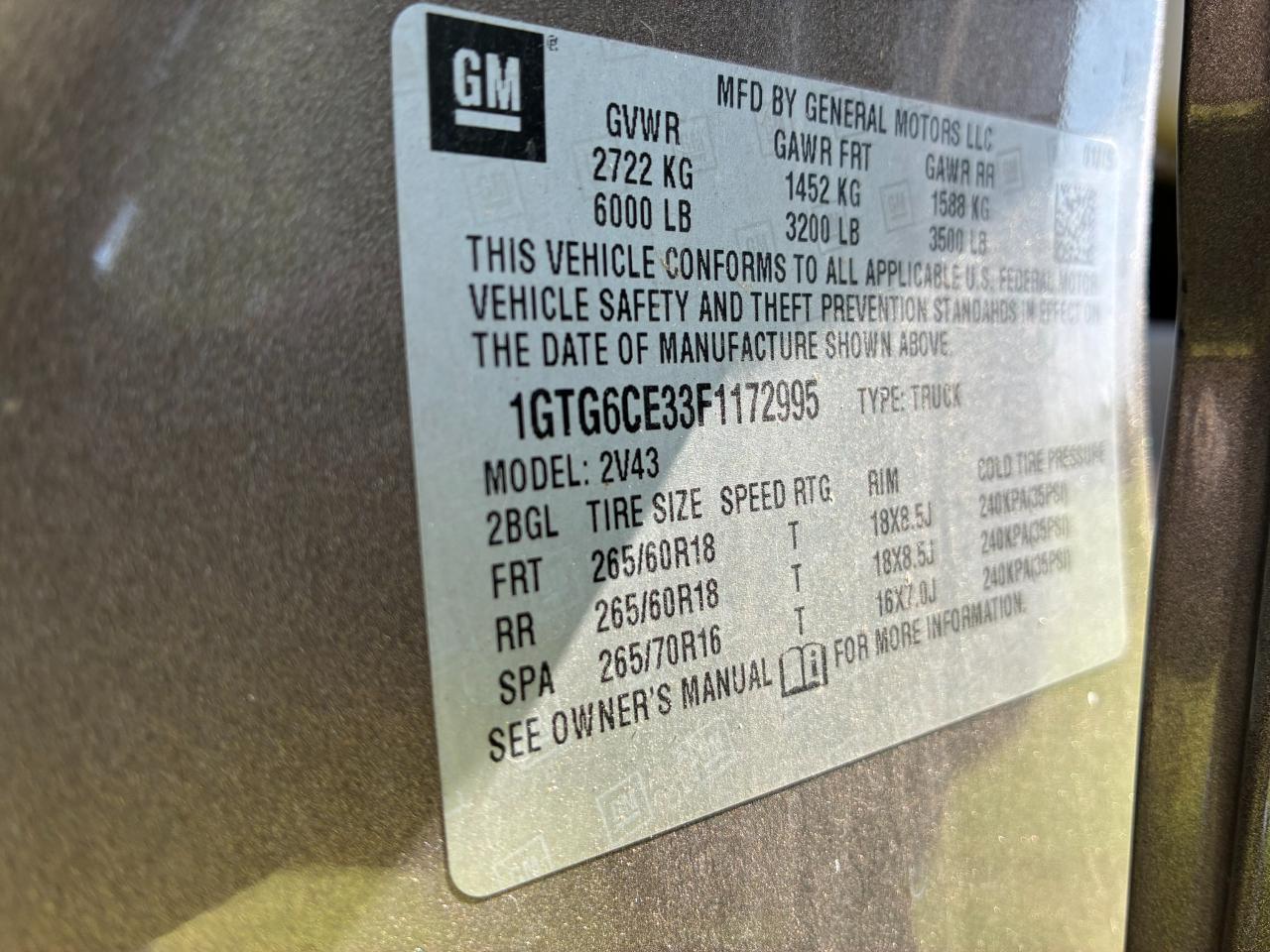 GMC Canyon SLT Crew Cab 4WD Short Box 2015