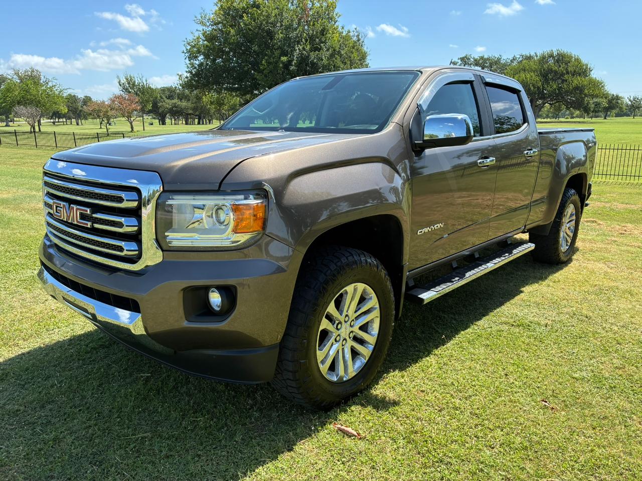 Brown 2015 GMC Canyon Pickup Truck Four-Wheel Drive 6-Speed Automatic