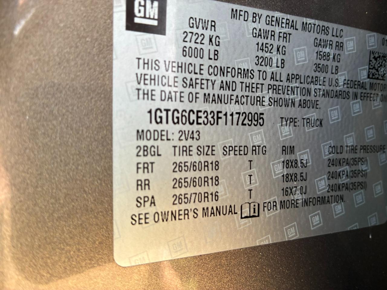 GMC Canyon SLT Crew Cab 4WD Short Box 2015