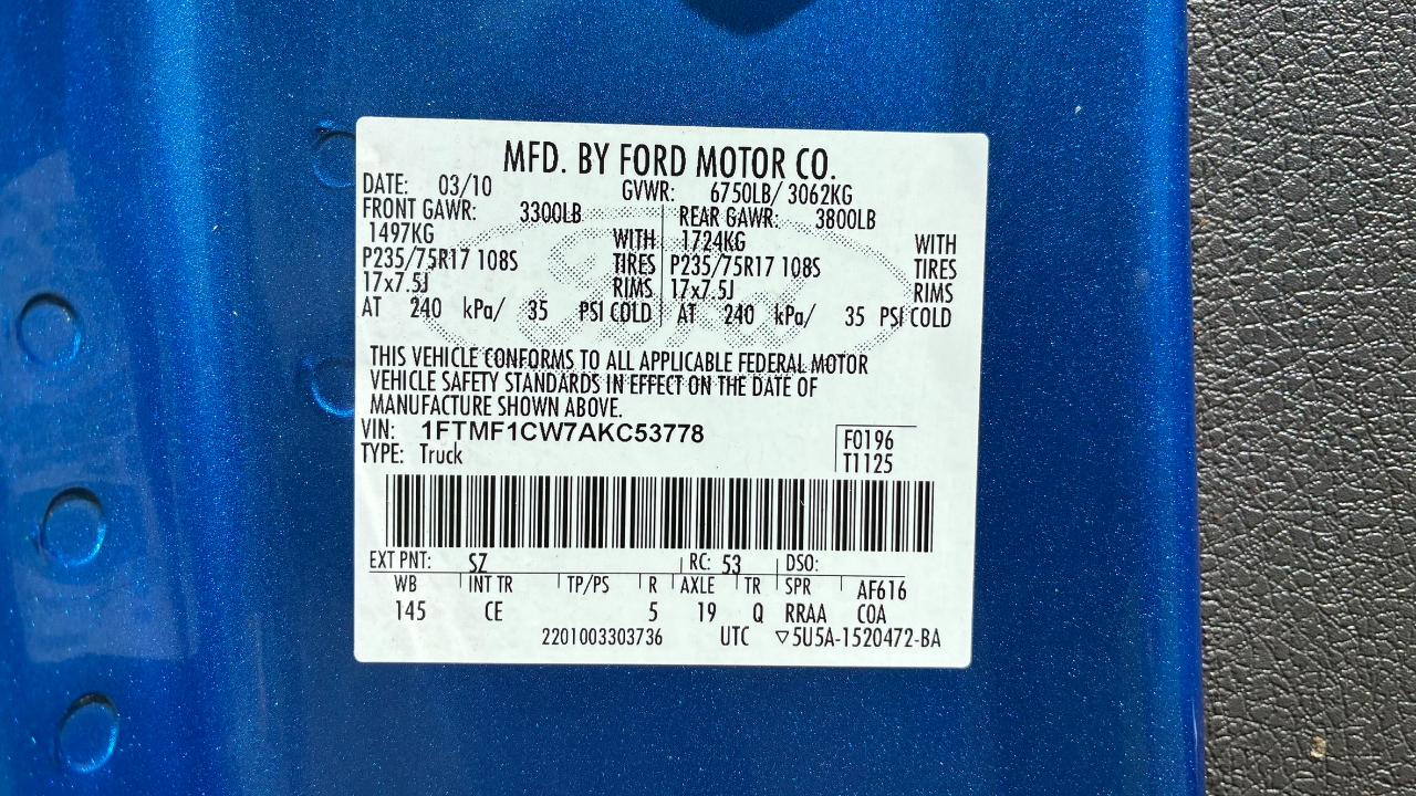 Ford F-150 STX 6.5-ft. Bed 2WD 2010