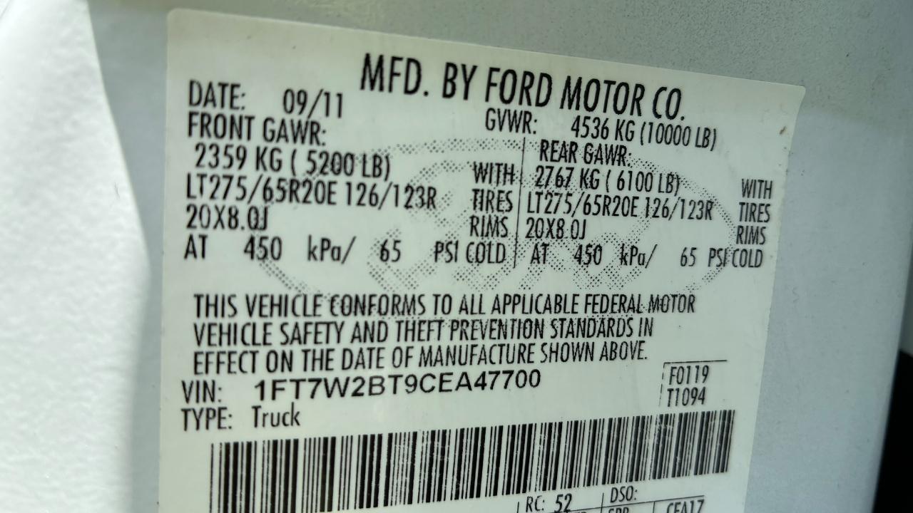 Ford F-250 SD XLT Crew Cab Long Bed 4WD 2012