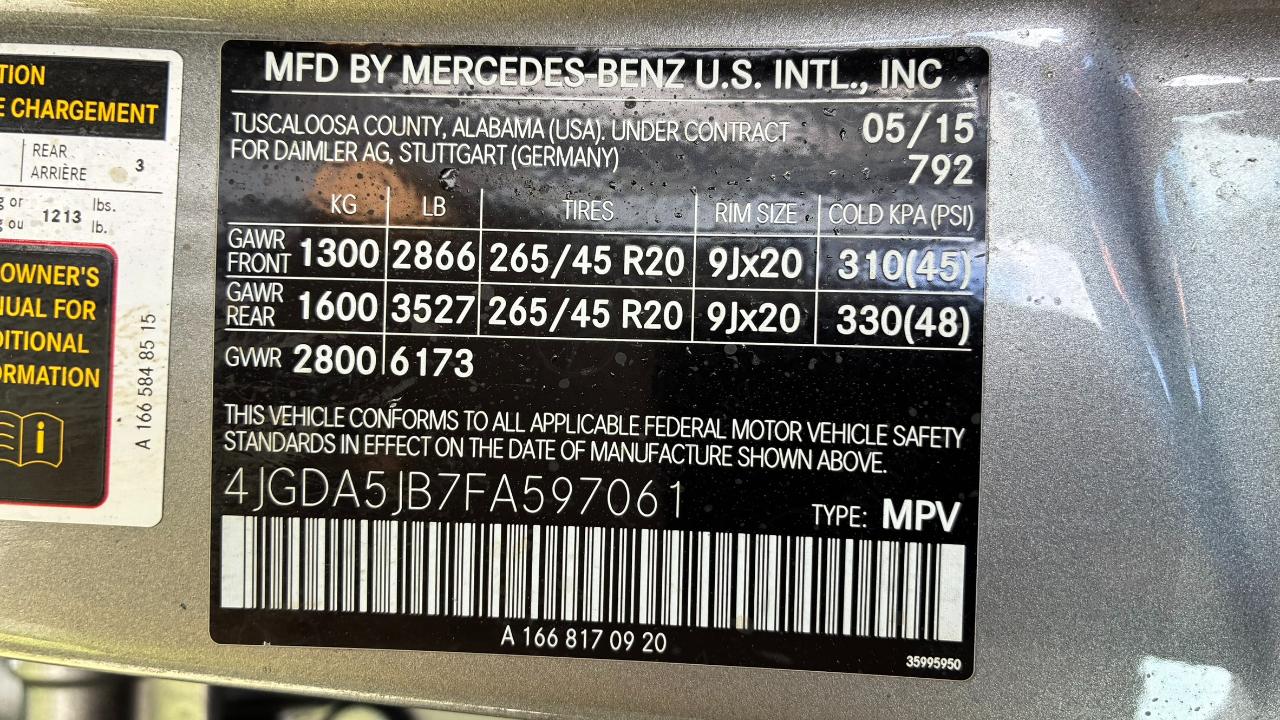 Mercedes-Benz M-Class ML350 2015