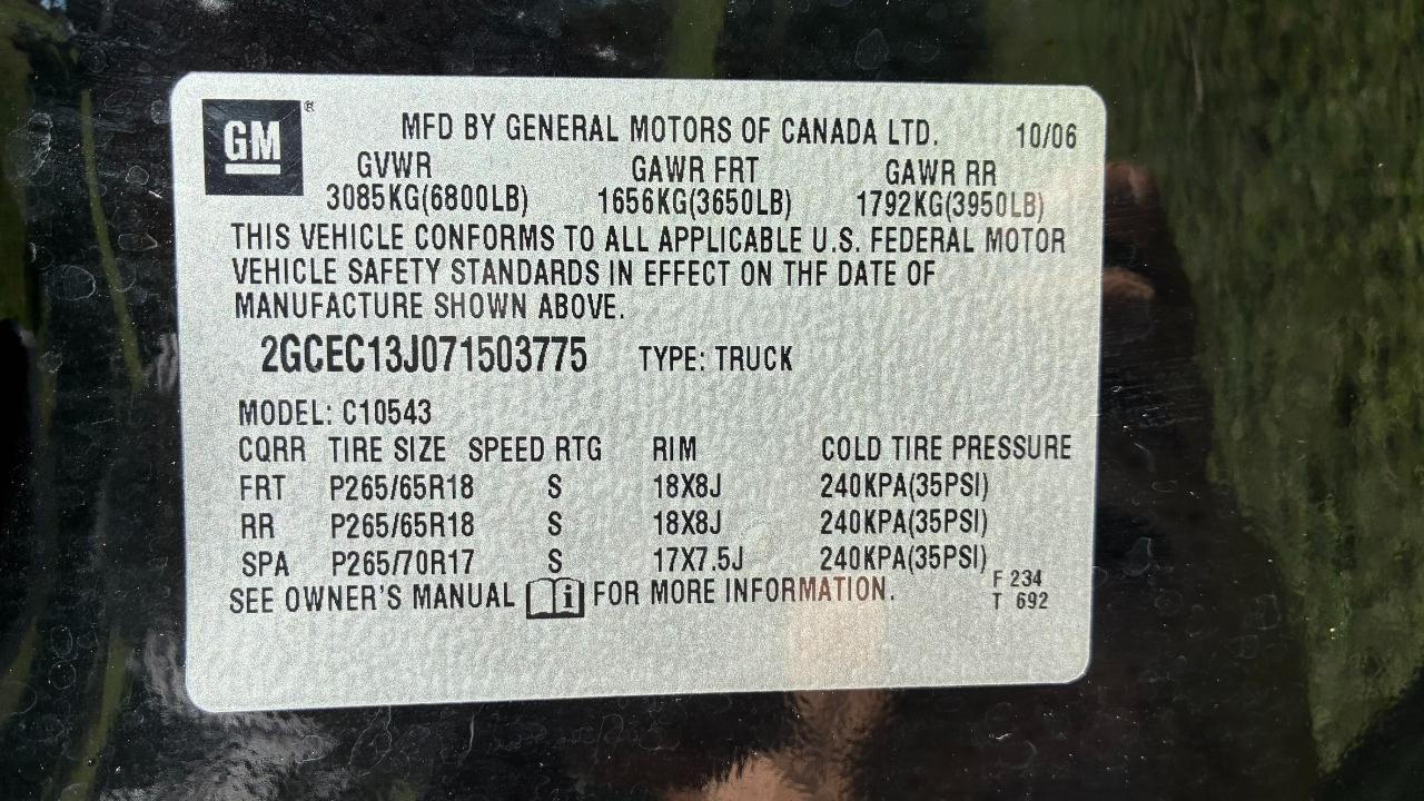 Chevrolet Silverado 1500 LTZ Z71 Crew Cab 4WD 2007