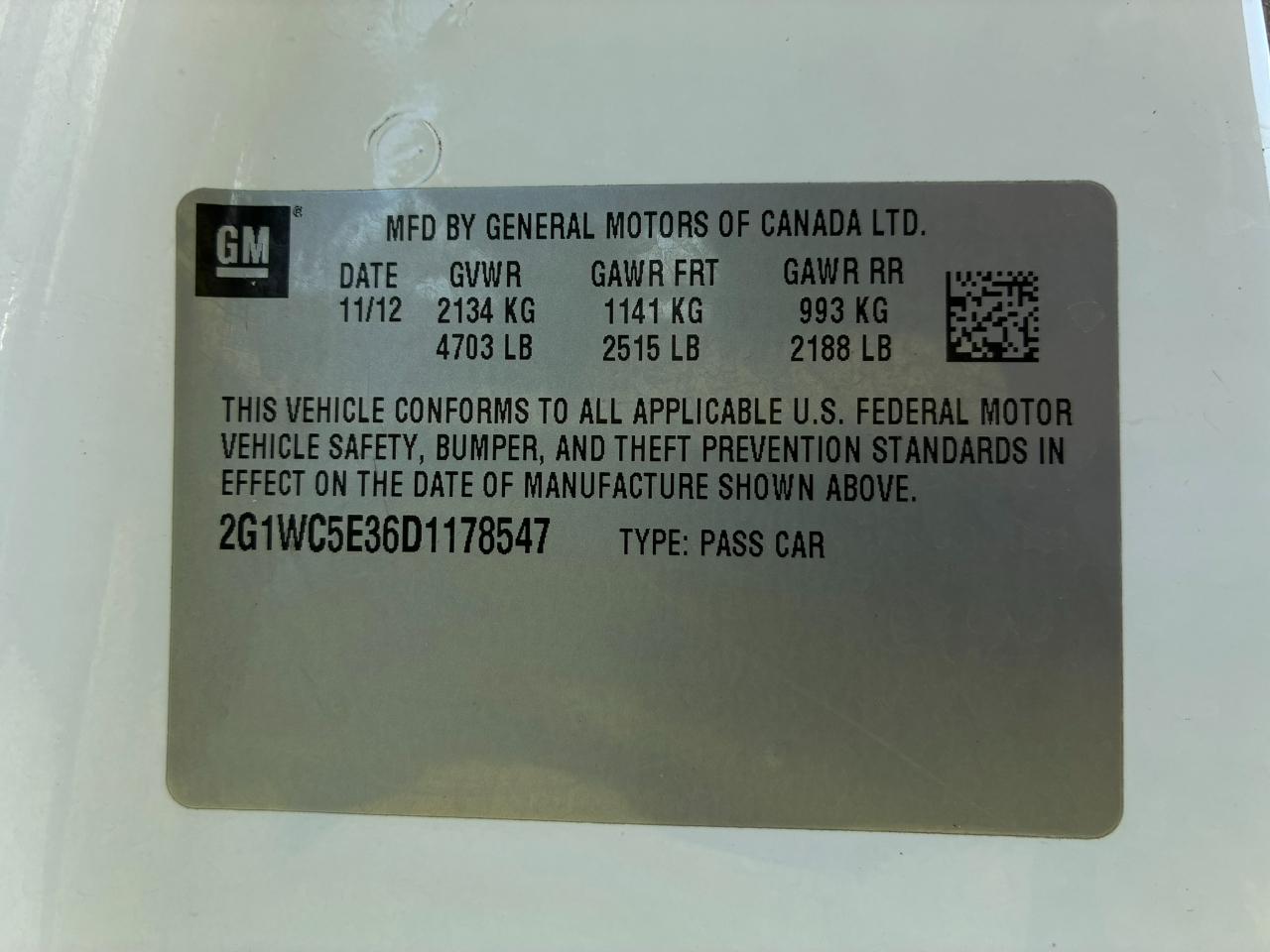 Chevrolet Impala LTZ 2013