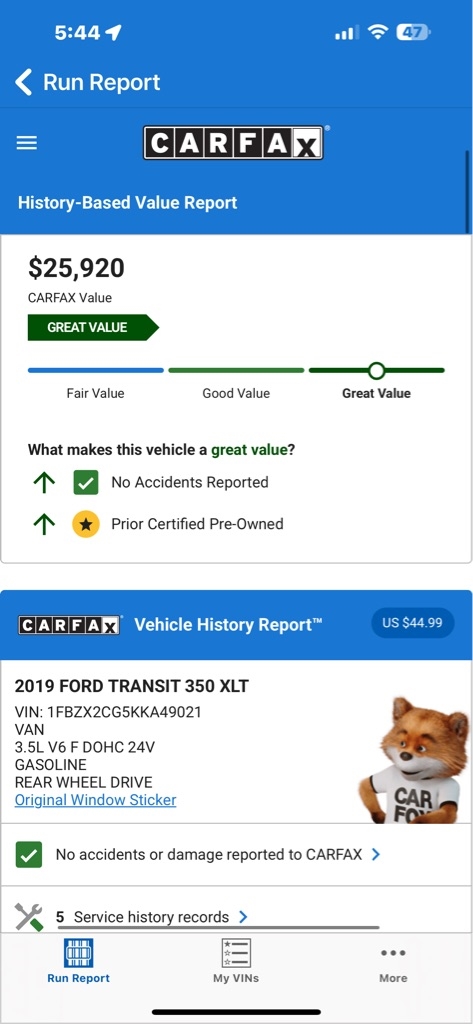 Ford Transit 350 Wagon Med. Roof XL w/Sliding Pass. 148-in. WB 2019