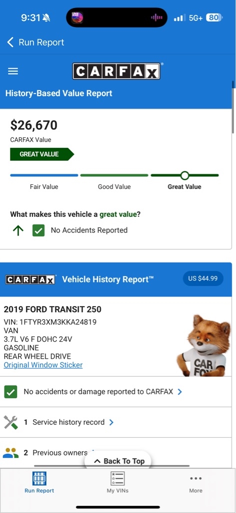 Ford Transit 250 Van High Roof w/Sliding Pass. 148-in. WB EL 2019 Ford Transit 250 Van High Roof w/Sliding Pass. 148-in. WB EL 2019