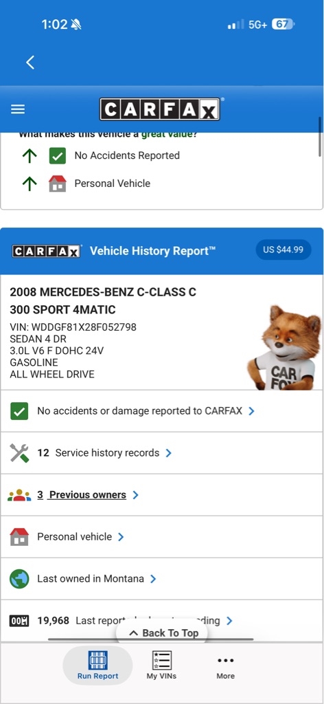 Mercedes-Benz C-Class C300 Sport Sedan 2008