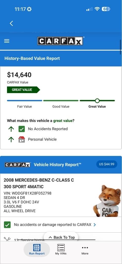 Mercedes-Benz C-Class C300 Sport Sedan 2008