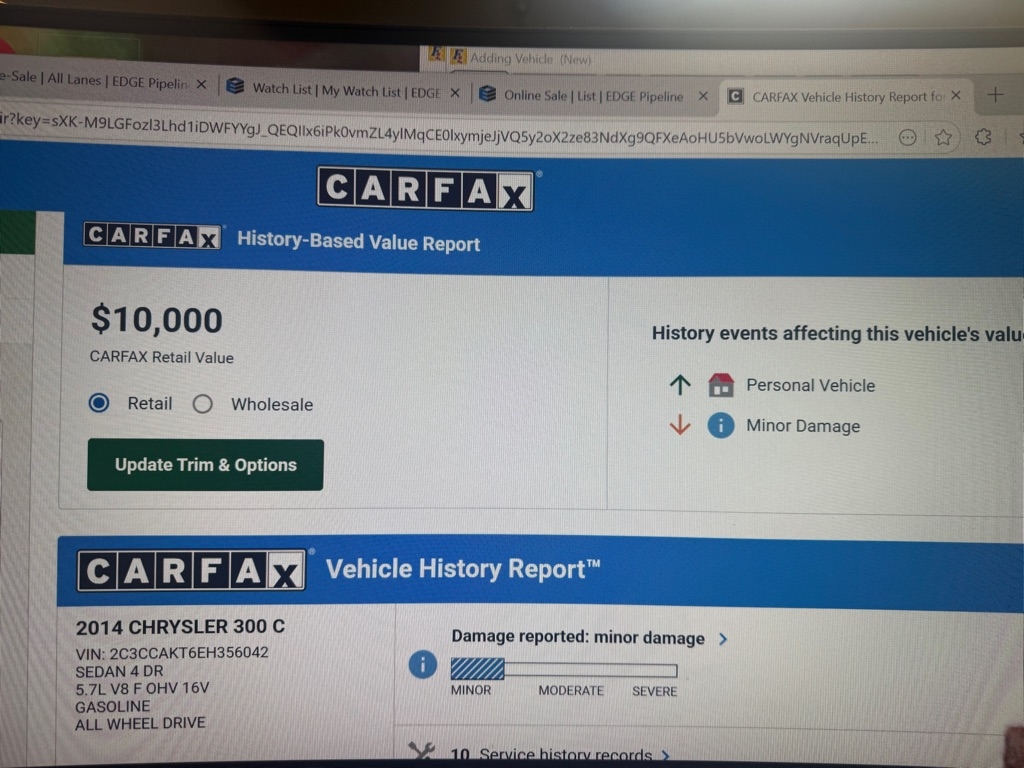 Chrysler 300 C AWD 2014