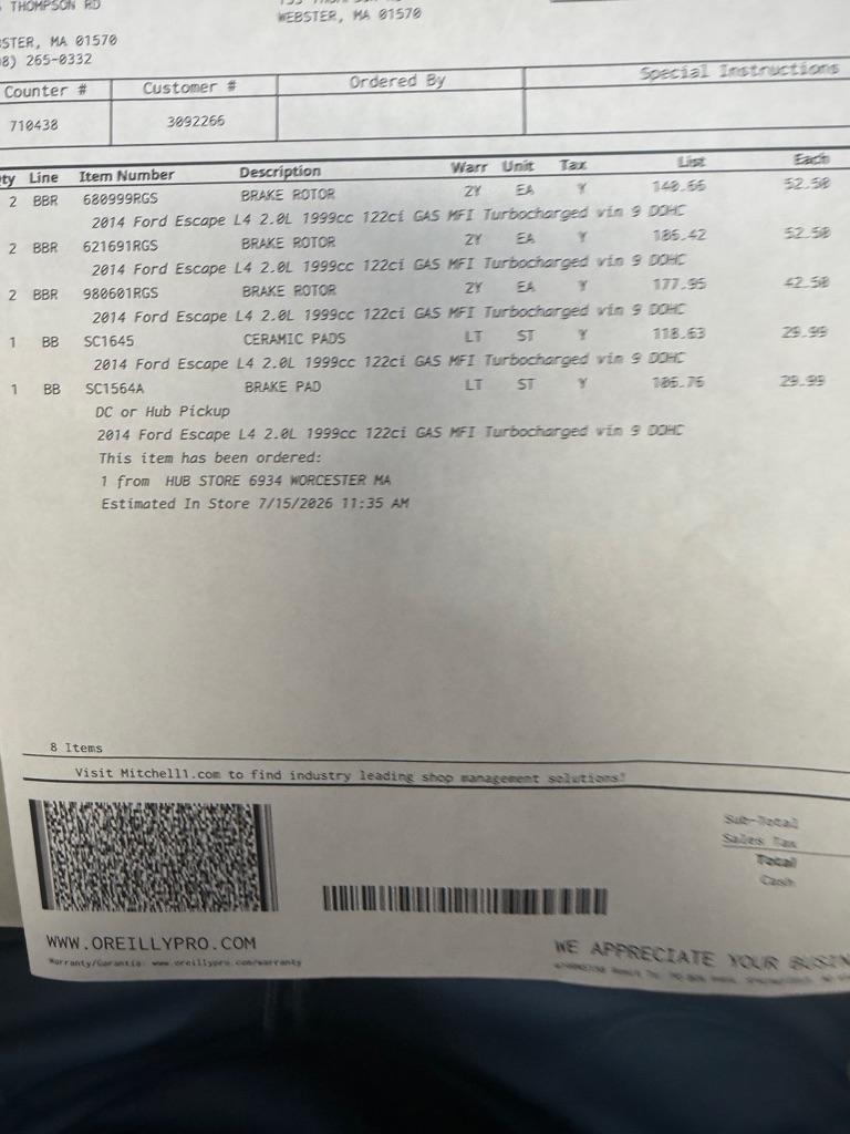 Ford Escape Titanium 4WD 2014