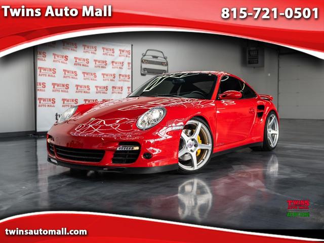 Red 2007 Porsche 911 Turbo Coupe AWD Coupe All-Wheel Drive Automatic