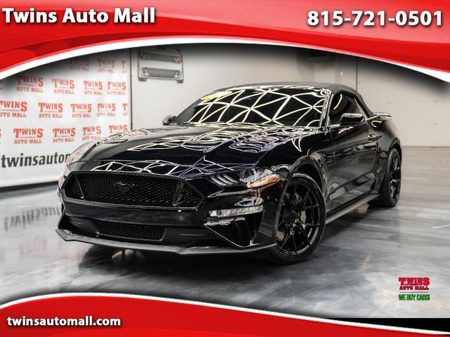 Black 2021 Ford Mustang GT Premium Convertible RWD Convertible Rear-Wheel Drive Automatic