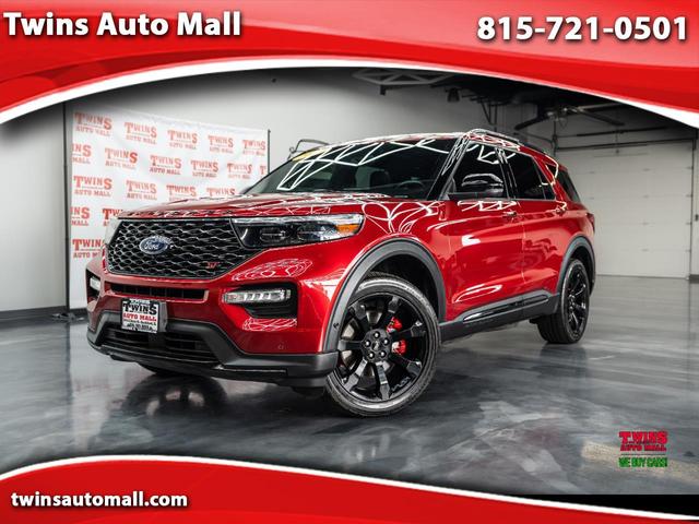 Red 2020 Ford Explorer ST AWD SUV / Crossover All-Wheel Drive Automatic