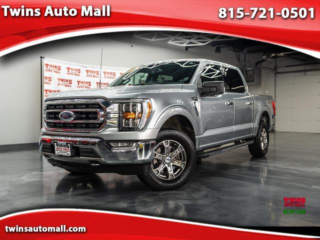 Gray 2021 Ford F-150 XL SuperCrew 4WD Pickup Truck Four-Wheel Drive