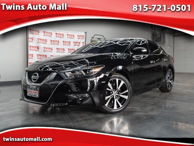 Black 2018 Nissan Maxima SV FWD Sedan Front-Wheel Drive Automatic