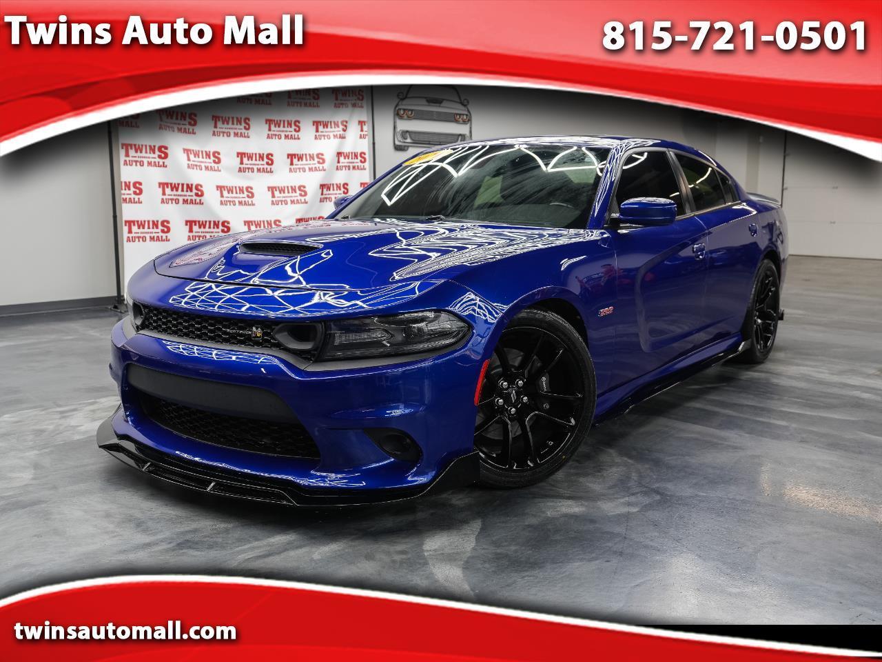 Blue 2020 Dodge Charger Scat Pack RWD Sedan Rear-Wheel Drive Automatic