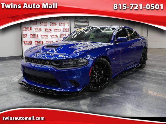 Blue 2020 Dodge Charger Scat Pack RWD Sedan Rear-Wheel Drive Automatic